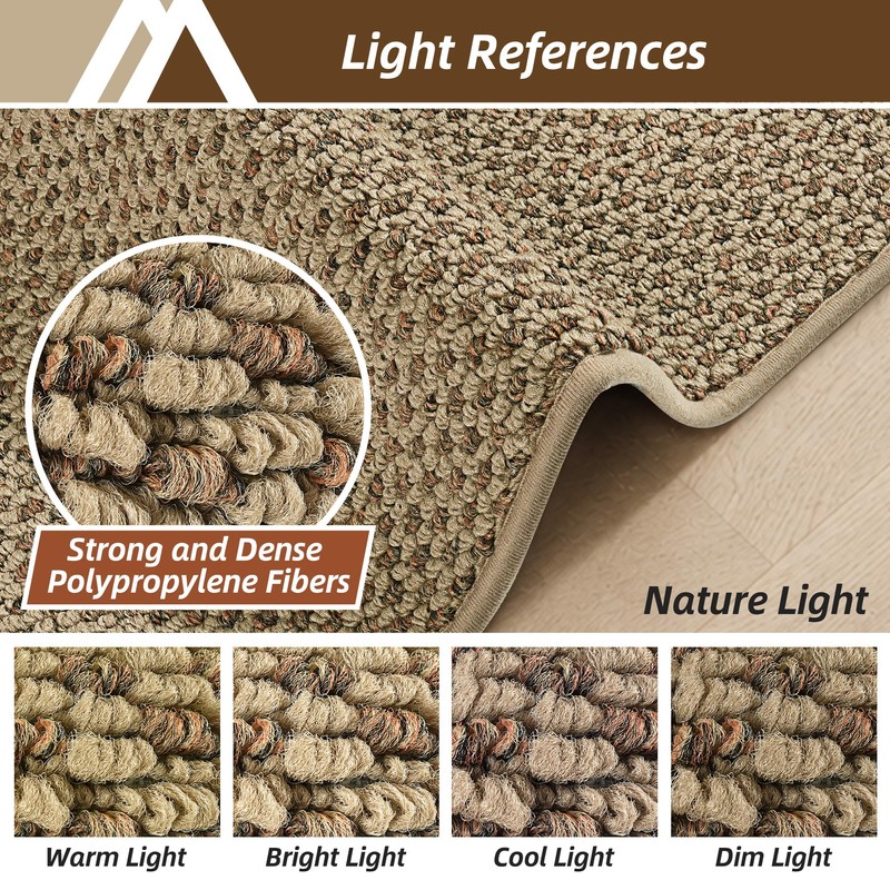 COSY HOMEER Door Mat Non-Slip Entryway Rugs Dirt Trapper, 20"x32",