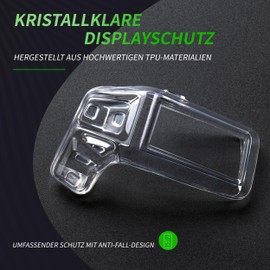 i-LEFANTE Protective Case for Bosch Purion 200 Display, E-Bike Screen Protector, Transparent and Waterproof, Shock and Scratch Protection (Purion200 + Kiox500)