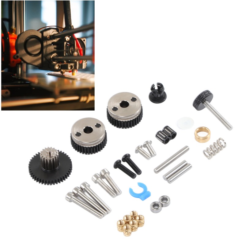 Extruder Accessory Kit Cap Round Screws Spring Bearing Shaft Feeding
