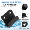MECCANIXITY 10 Pcs Stainless Steel Tile Hanger, Heavy Duty Wall