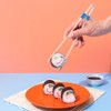 100 Pcs Reusable Chopsticks Helper Multicolor Plastic Practice Chopstick Trainer