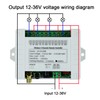 fushionsea DC 12V 24V 36V 4CH Remote Control Switch 433Mhz