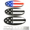 1Pc New Custom American Flag USA Side Rear Front Hood