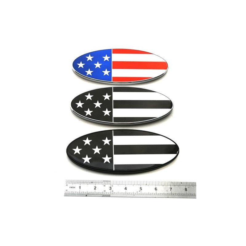 1Pc New Custom American Flag USA Side Rear Front Hood