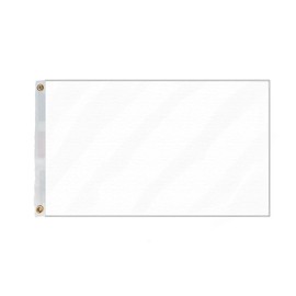 Flagmax Plain white Flag 5ft x 3ft (90cm x 150cm)