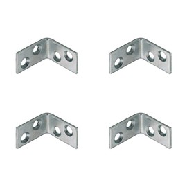 Right Angle Metal L Bracket 25×16mm Corner Brace Fixing Support Repair Bracket x4