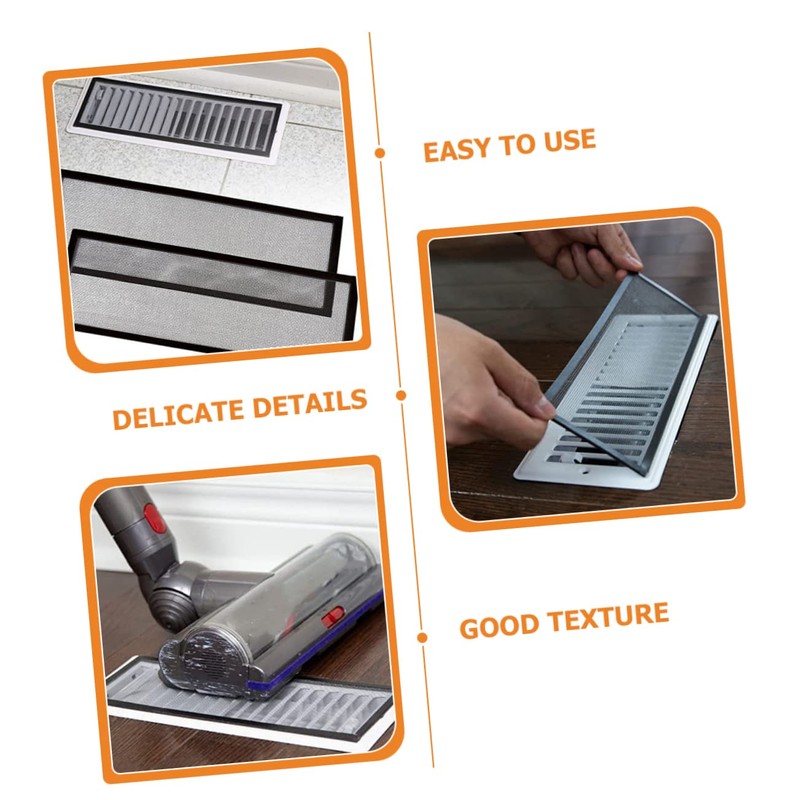 Mipcase 4Pcs Magnetic Vent Covers for Floor Wall Ceiling Vents