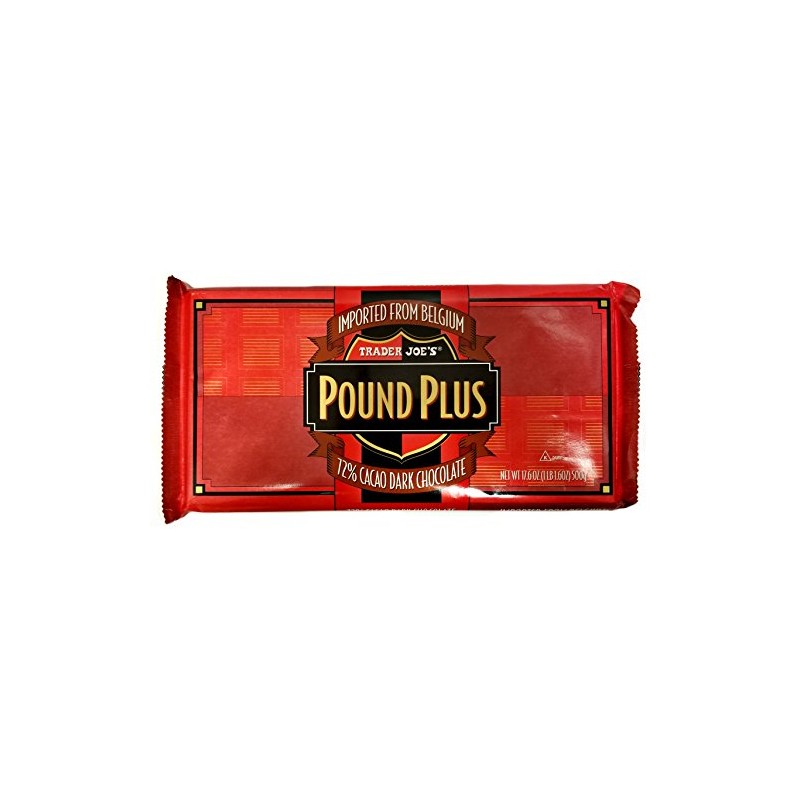 Trader Joe's Pound Plus GIANT Belgian 72% Dark Chocolate Bar