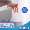 XUXRUS Drawstring Bin Liners 20 L Bin Bags with Carry