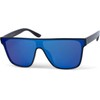 styleBREAKER Unisex Shield Monoglass Sunglasses, Polycarbonate Glass and Plastic Frame,