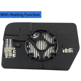 Passenger Right Side Heated Mirror Glass Compatible with Ford Expedition 2012-2017 Compatible with Lincoln Navigator 2012-2014 Right Side Heated Mirror Glass CL1Z17K707A FD314GR