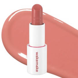 Wakemake Healthy Grow Balm Stick, Blood Tone Lip, Moisturizing, Tint Stick, Korean Cosmetics, Natural Color, Glossy, For Both Lip & Blush, 0.1 oz (3.5 g) (01 Shower Peach)