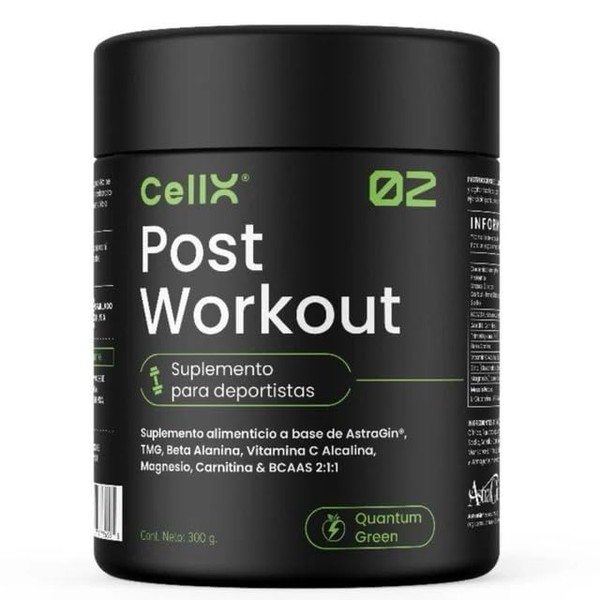 CELLX Post Workout Suplemento Deportivo con BCAAs 211, Beta Alanina,