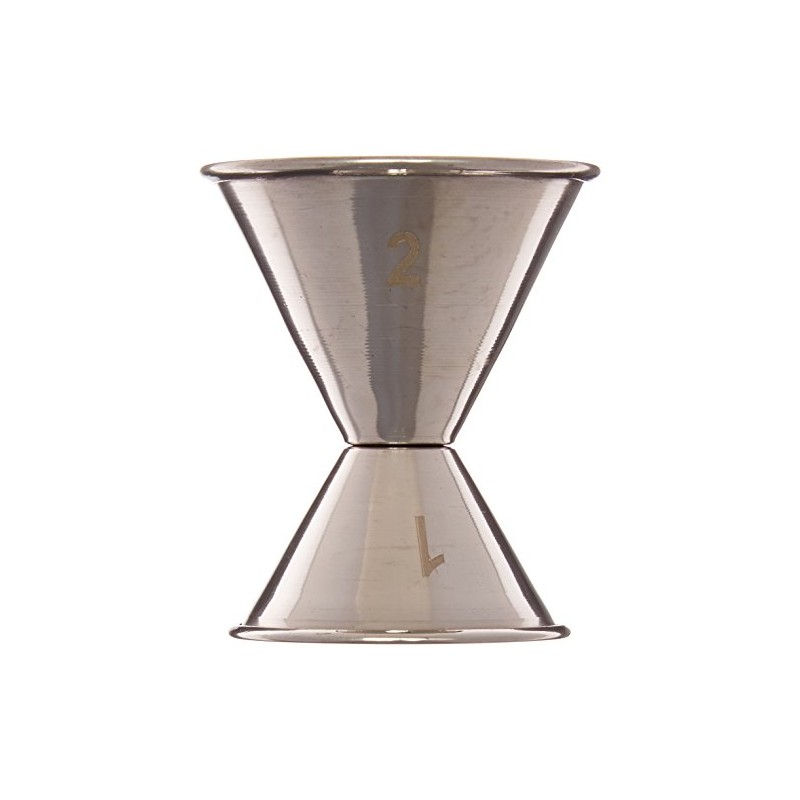 American Metalcraft J205 Jiggers, 2.5" Length x 2.5" Width, Silver