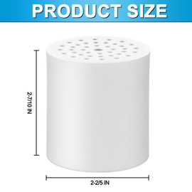 【UPGRADED】6 Pack 20 Stage Shower Filter Replacement Shower Cartridge Filter with Vitamin C Shower Head Replacement for Hard Water by Cenipar