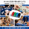ポーカーチップ カジノチップ 100枚セット 5種類 数字刻印あり セット 専用収納ケース付 プラスチック テキサスホールデム ホーム