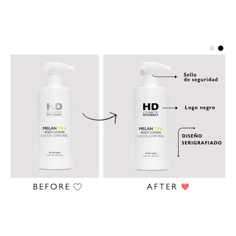 HD MELAN TXA BODY LOTION 400 ML