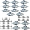 15 Pcs Garage Door Hinges Kits for 7' Height Garage