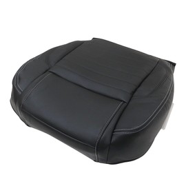 Mythoria Front Passenger Bottom Replacement Leather Seat Cover Black #4W Compatible with Ford Mustang 2010 2011 2012 2013 2014
