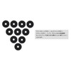 Audiophan Guitar Strap Button Felt Washer Lock Strap Gasket 17mm