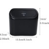 Riloer Mini Waterproof Car Bin with Black Lid Car Home