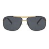 YuJian Aviator Sunglasses for Men Women UV400 Protection Trendy Square