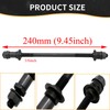 yukata- Bike axle 240mm / 9.45in Bike multi-speed rear hub