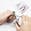 YushengTai Nail Scissors, Sharp Nail Clippers, Extended Stainless Steel Handle,