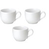 Set of 3 Diamond Serum Demitasse Bowl, 2.4 x 2.1