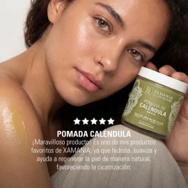 Xamania Pomada Caléndula Cicatrizante Estrias Vegana Natural (100 gr.)