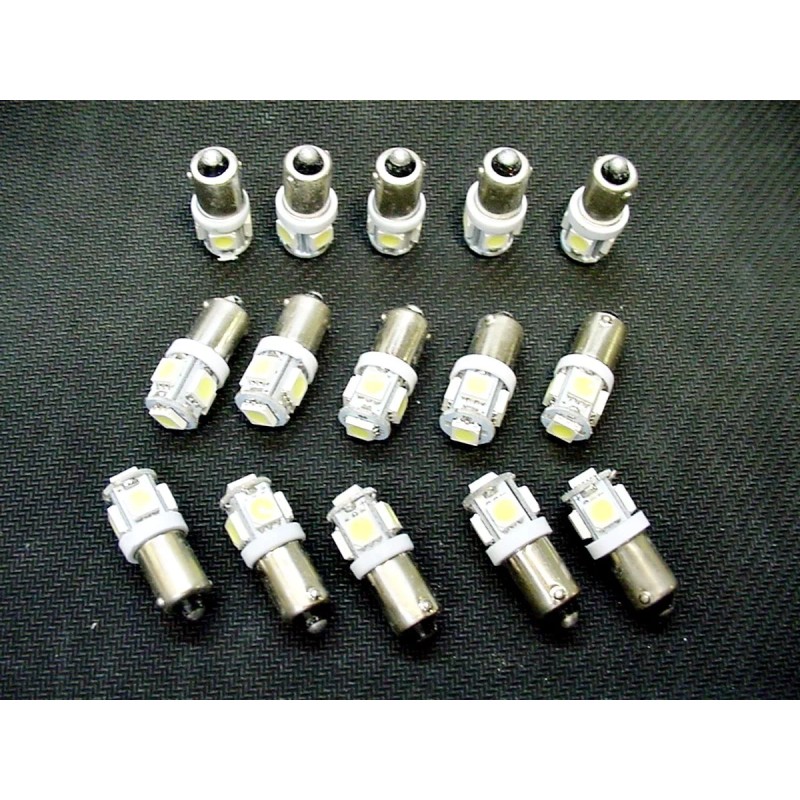 Lumiglow 15 COOL White 5 LED Instrument Panel Dashboard Lights