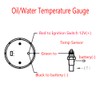 Mintice™ 2 Inch 52 mm Car Universal Light Indicator Oil