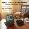 Digital Travel Alarm Clock - No Bells, No Whistles, Simple