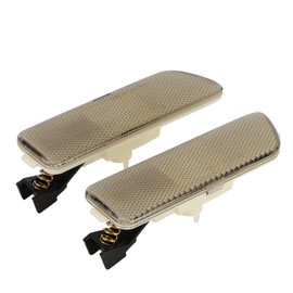 Front Turn Signal Assembly Smoked Side Marker Light Housing for MK4 Bumper Compatible ABS Material Direct Replacement