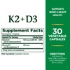 Nature's Bounty Vitamin D3 K2 Supplement, 4000 IU Vitamin D3