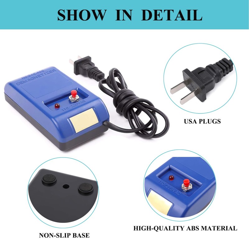 TICFROG Watch Demagnetizer, Professional Mechanical Wristwatch Repair Degaussing Demagnetizer Tool