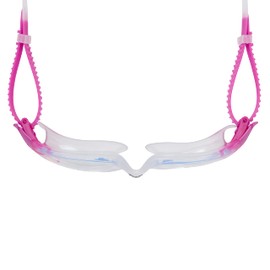 Zoggs Panorama Swimming Goggles Men Women with Tinted Lenses - Anti-Fog, UV Protection, Quick Adjustment Strap, Swimming Goggles for Adults with Wide Field of Vision - Transparent/Purple