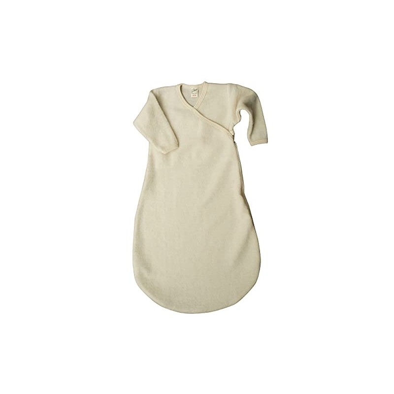 Lilano, Merino Changing Bag with 2-Way Zip, 100% Wool, natural