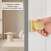 goldenwarm Gold Dummy Door Knobs, Zinc Alloy Square Ball Brushed