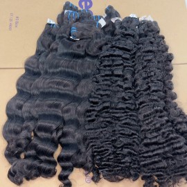 14a Grade Human Hair Bundles Bone Straight Original Burmese Curly Human Hair Wigs Bundles Suppliecolor: 1 bundle laos curly, Stretched Length: 12 inches