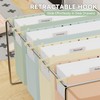 NORDUN Plastic Hanging File Folders Extra Capacity,3" Expanding Pocket Letter