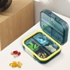 2PCS Travel Pill Organizer, Portable Travel Pill Case, Multipurpose Travel