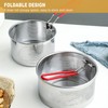 Frying Basket, Stainless Steel Pasta Basket, Fryer Basket with Long