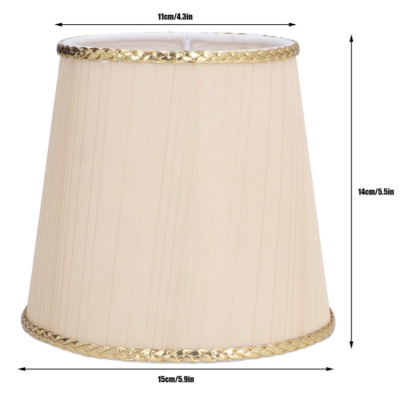 3Pcs Small Lamp Shades Soft Cloth Hand Crafted Safe Design