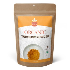 Organic Turmeric Powder – 4 oz | High Curcumin (2.5% or More) | USDA Organic, Non-GMO, Gluten-Free | Pure Curcuma Longa Root for Cooking, Wellness Tonics, Smoothies & Daily Herbal Use by Spicy Organic