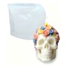 Molde De Silicon Calavera Rosas Velas Dia De Muertos