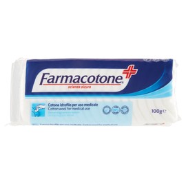 farmacotone – Baumwolle hydrophil, für medizinische Verwendung, Wissenschaft sicher – 100 g