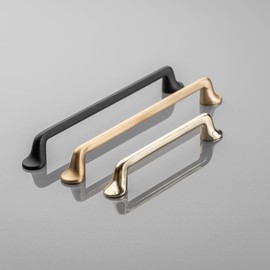 GTV - FABRICIO Bracket - Distance 320 mm - Handle Handles Furniture Handles Furniture Handle - Brass