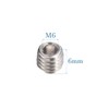 QUARKZMAN M6 x 6 mm Hexagonal Socket Set Screws x