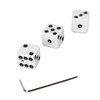 3PCS Guitar Volume Control Knobs Dice Shape Speed Control Knobs